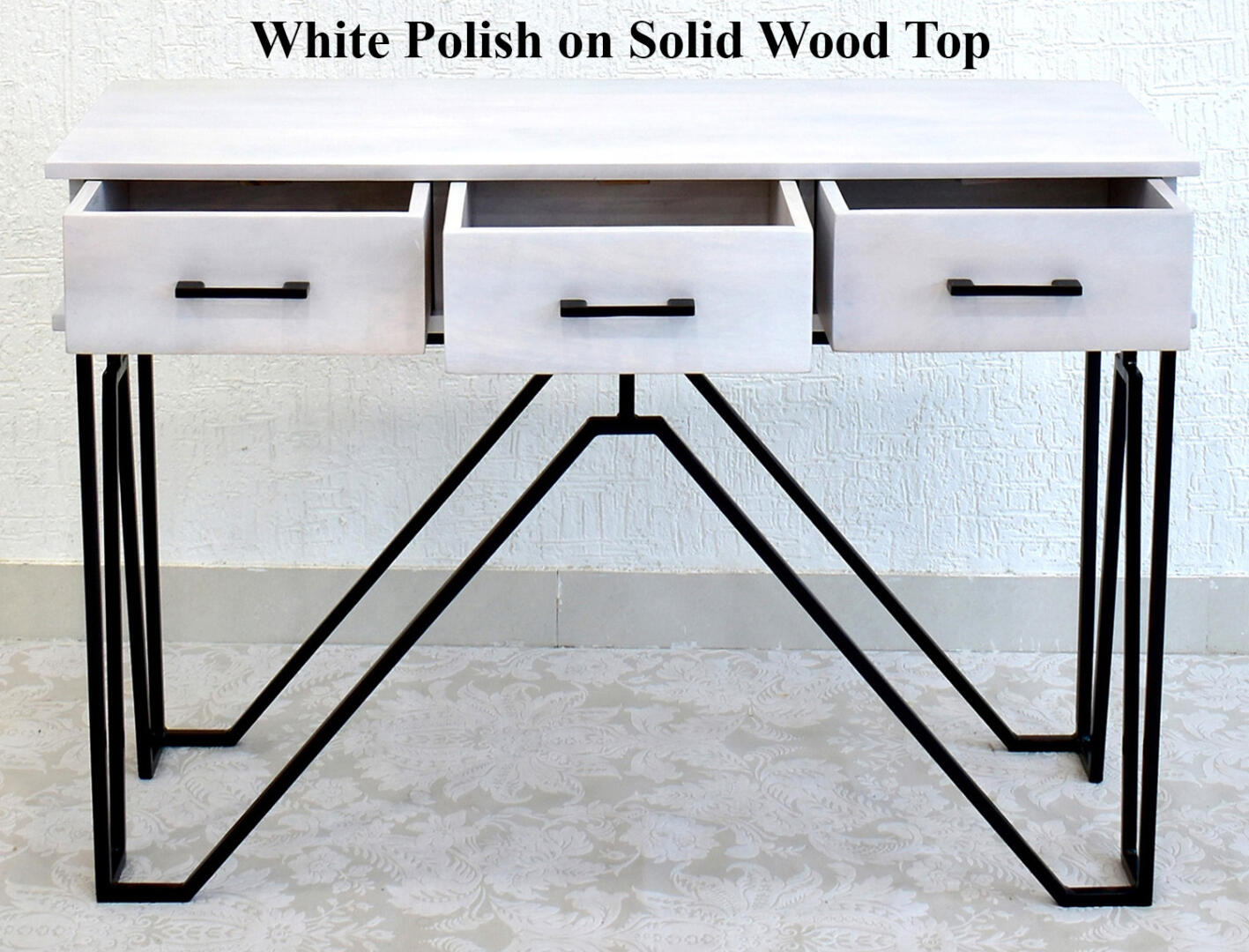 CASINO Console Hall Table-White